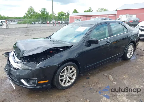 2012 Ford Fusion Sel из США, поврежденный, VIN 3FAHP0JA4CR256836